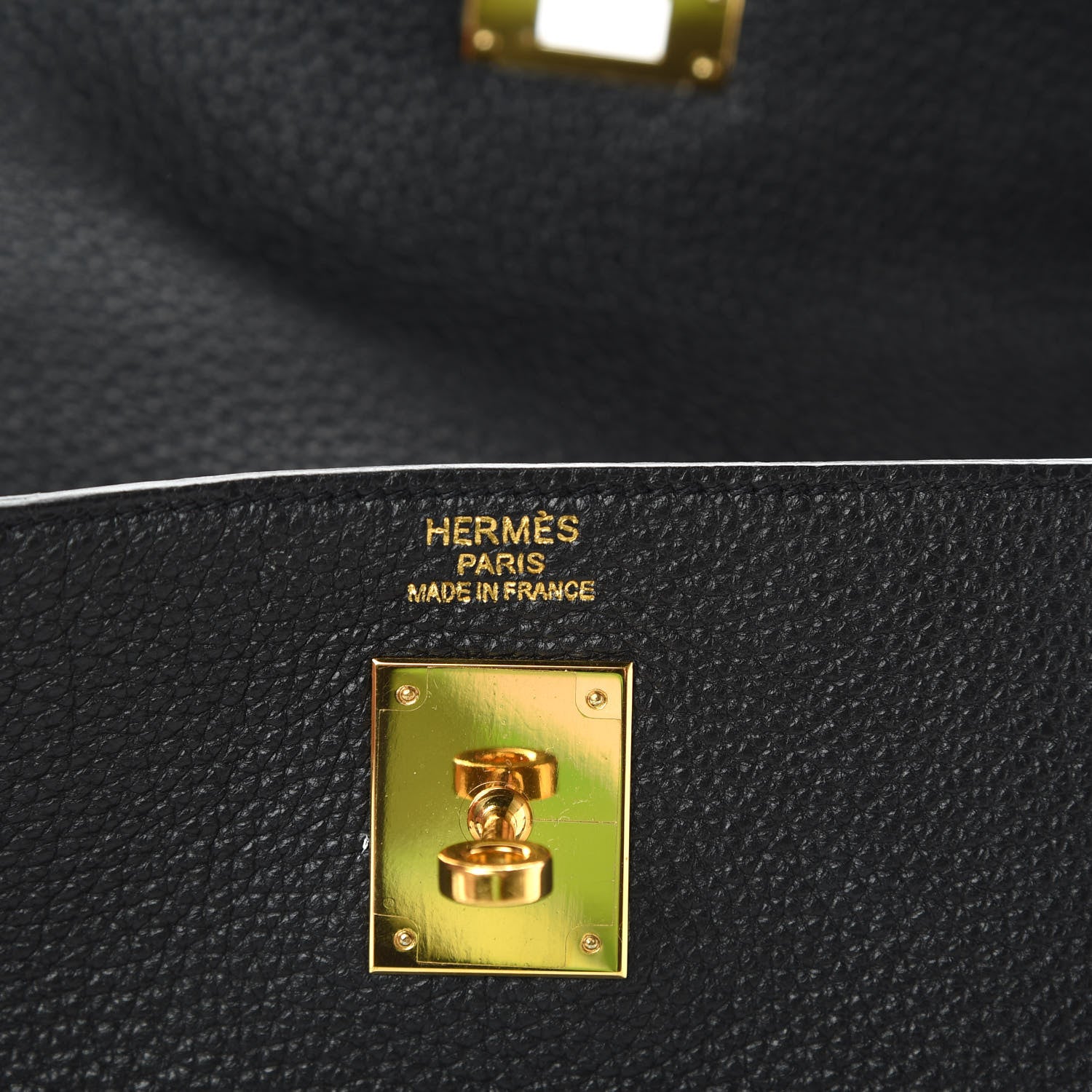 Hermes Togo Kelly Retourne 35 Black 6 of 16