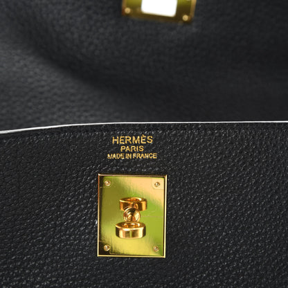 Hermes Togo Kelly Retourne 35 Black 6 of 16