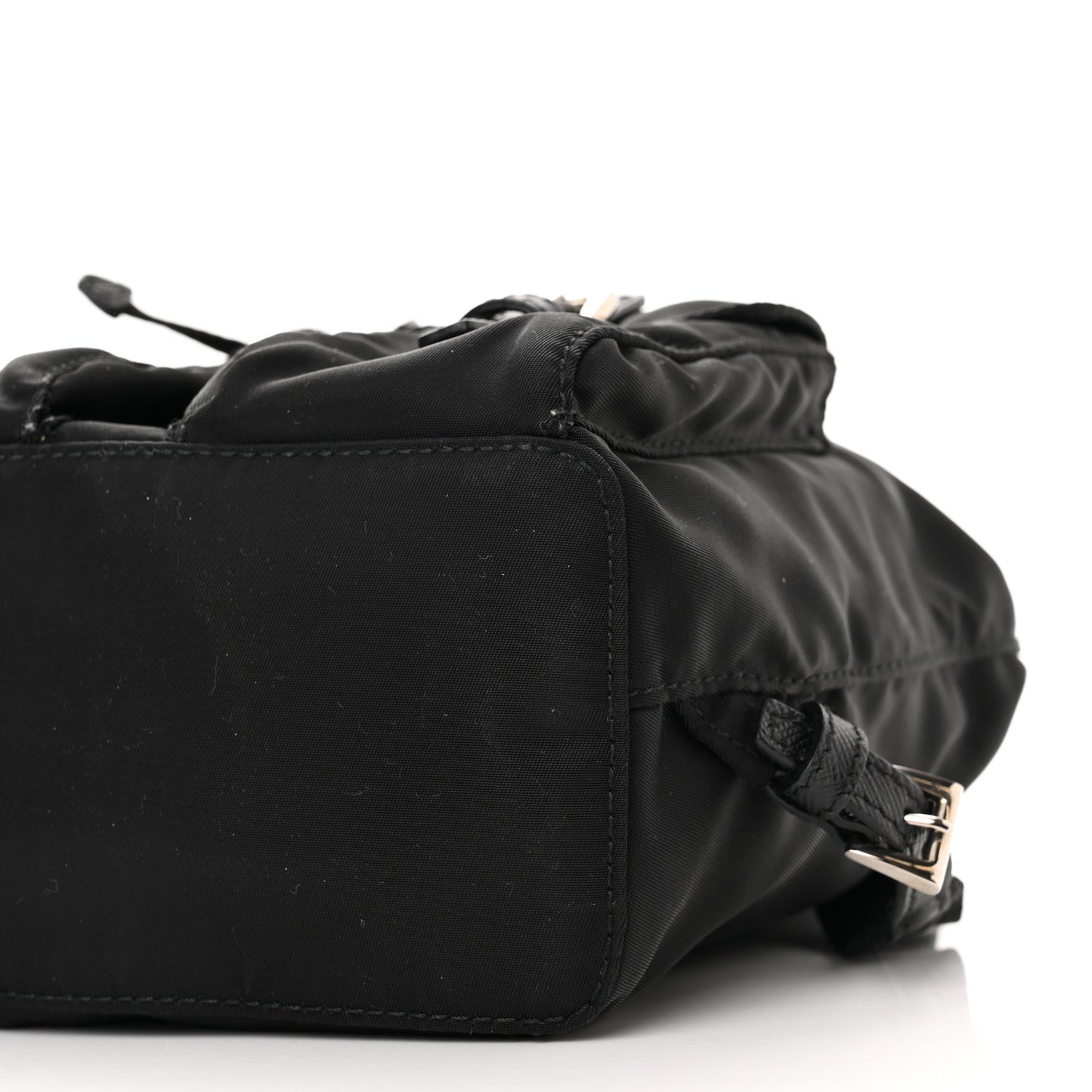 Nylon Vela Mini Crossbody Backpack Black