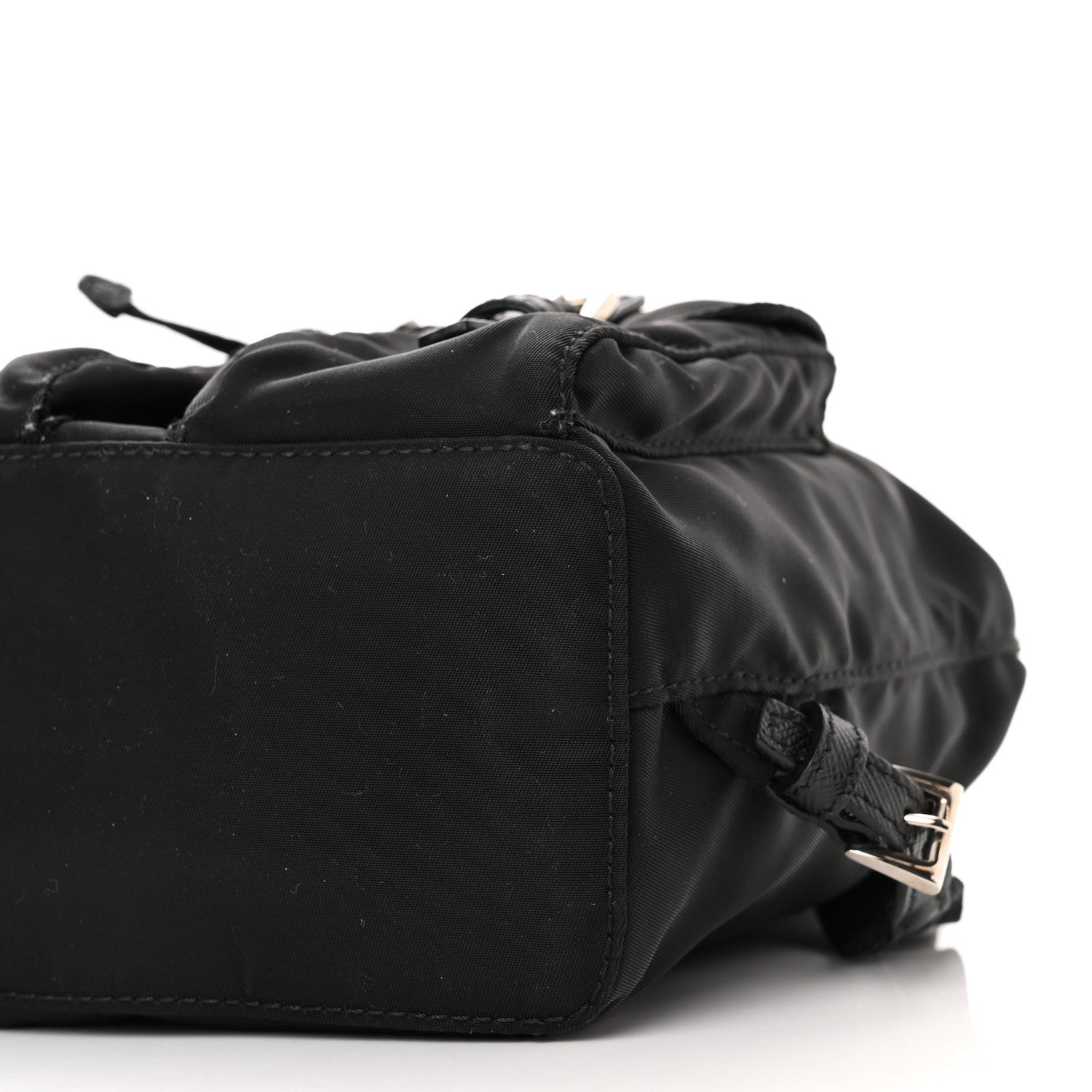 Prada Nylon Vela Mini Crossbody Backpack Black 9 of 9