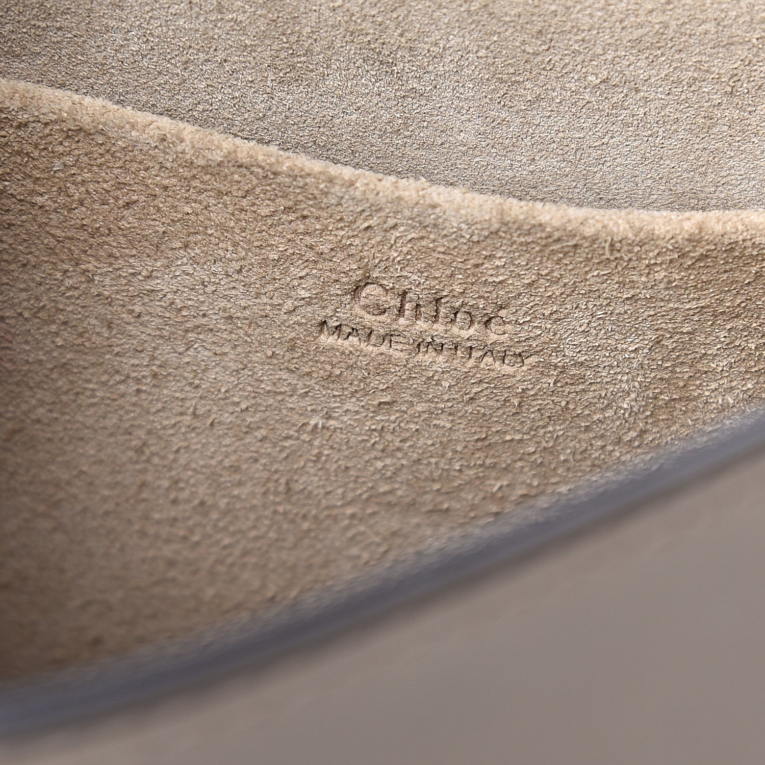 Chloe Calfskin Suede Medium Nile Bracelet Bag Motty Grey 5 of 10