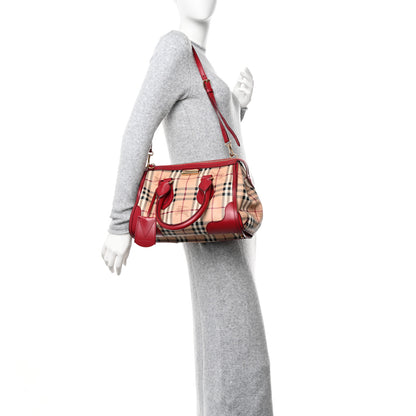 Burberry Haymarket Check Colours Small Gladstone Military Red 2 of 11