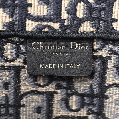 Christian Dior Oblique Medium Book Tote Blue Multicolor 6 of 10