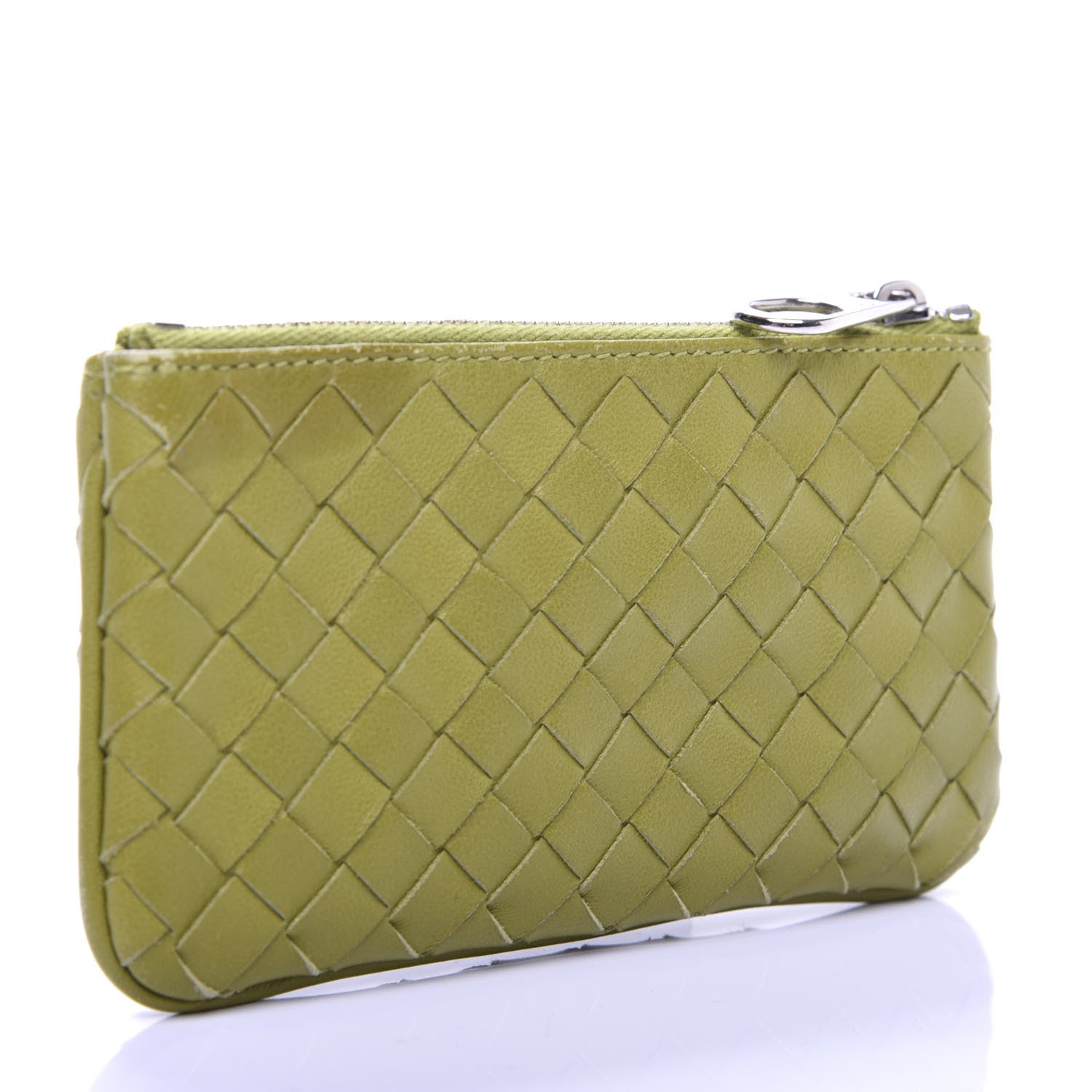 Bottega Veneta Nappa Intrecciato Key Case Assenzio 4 of 7