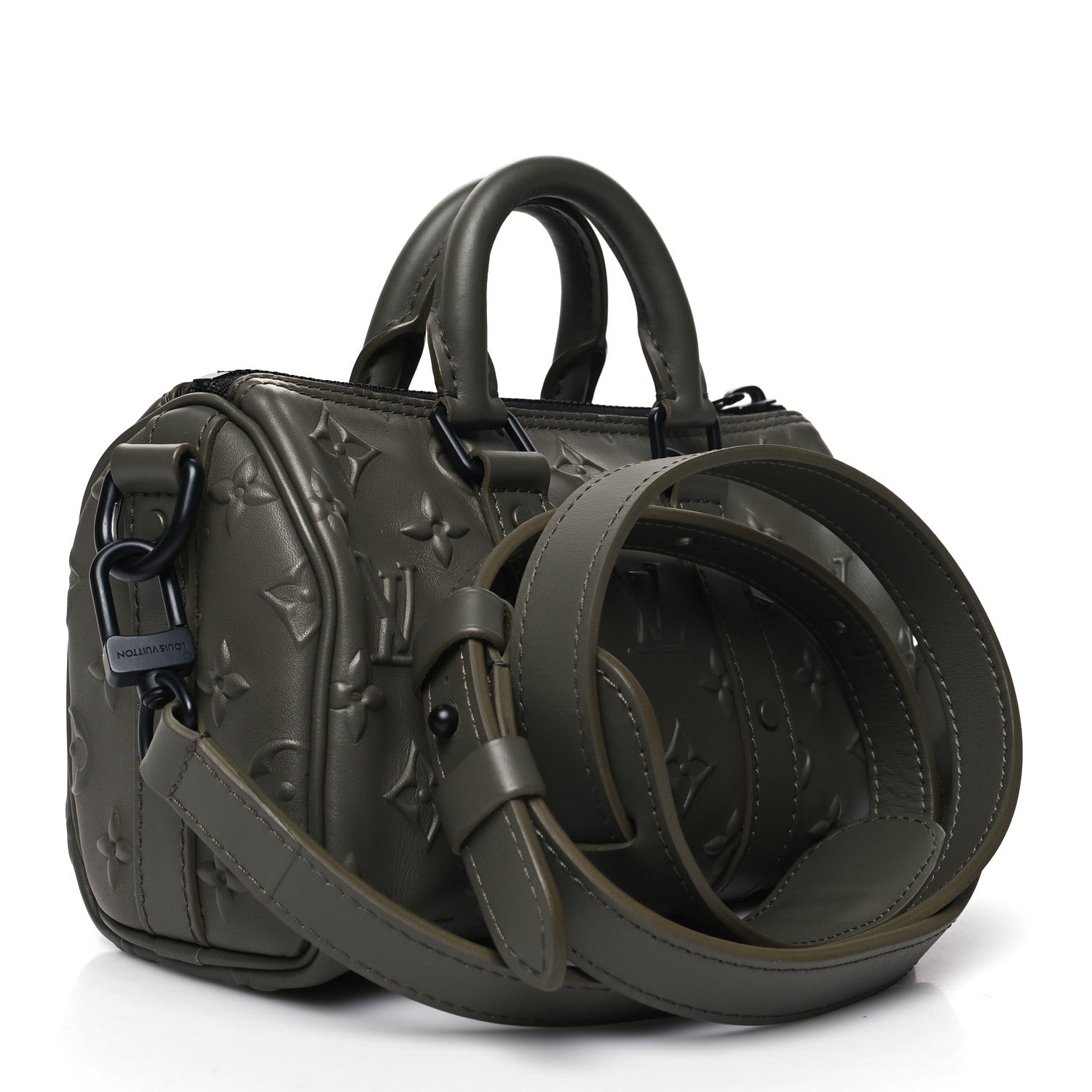 Louis Vuitton Monogram Seal Keepall XS Khaki 3 of 9