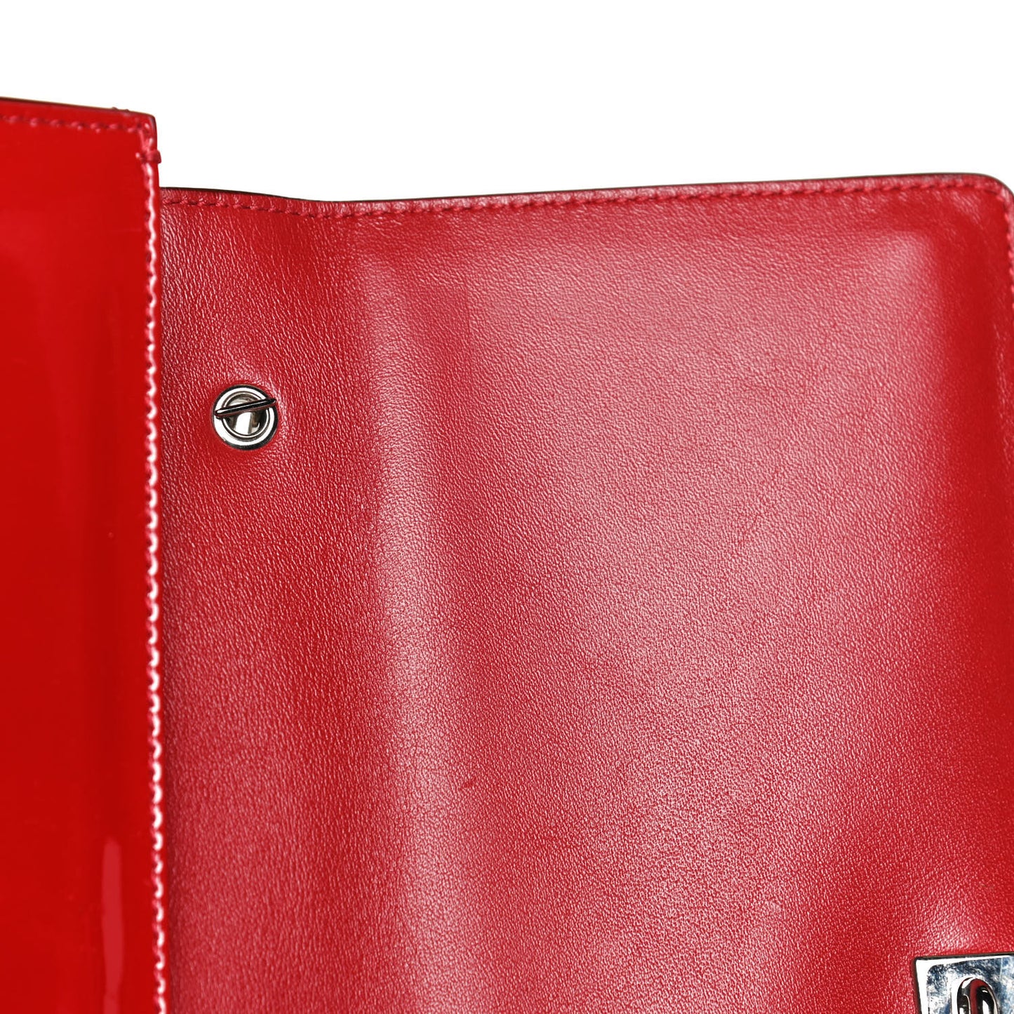 Patent Ginny Vara Bow Shoulder Bag Red