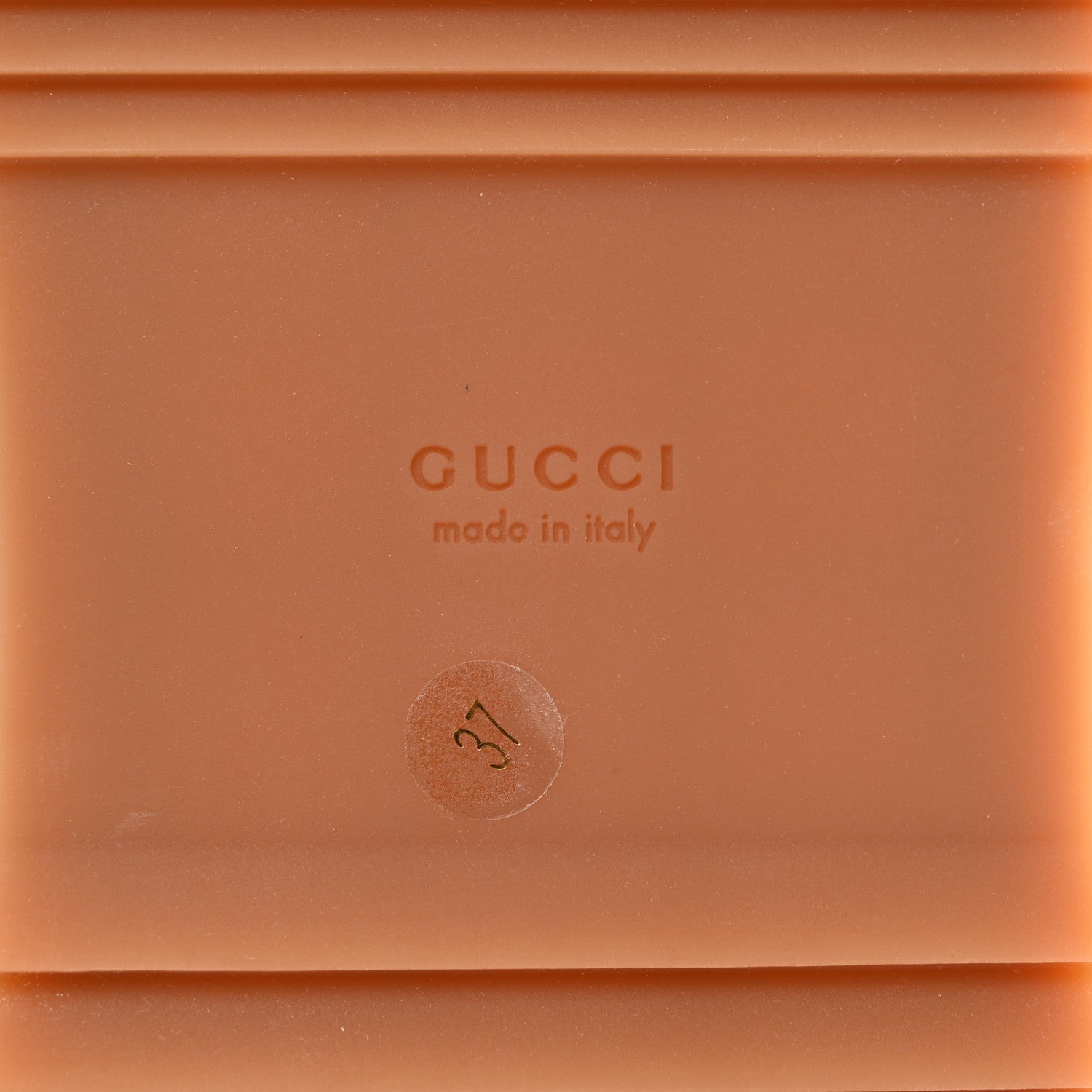 Gucci Canvas GG Monogram Angelina Platform Slide Sandals 37 Beige Ruggine 6 of 9