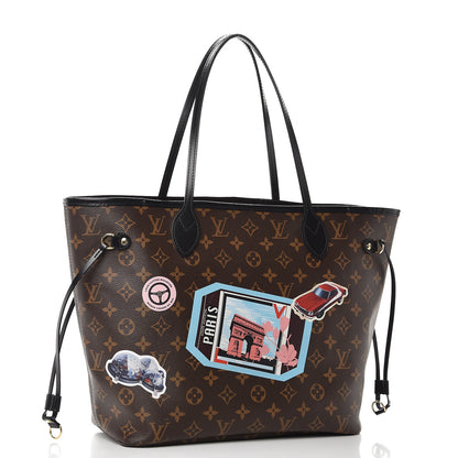 Louis Vuitton Monogram World Tour Neverfull MM 4 of 13