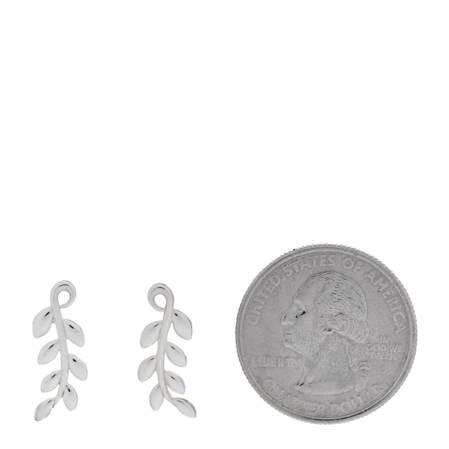 Sterling Silver Paloma Picasso Olive Leaf Climber Earrings