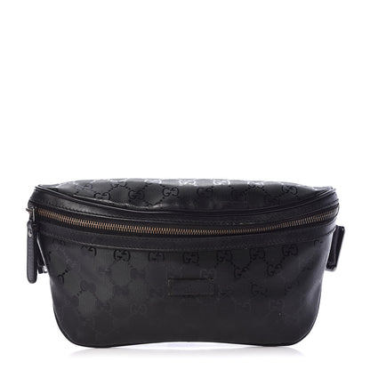 Gucci Imprime Monogram Belt Bag Black 1 of 9