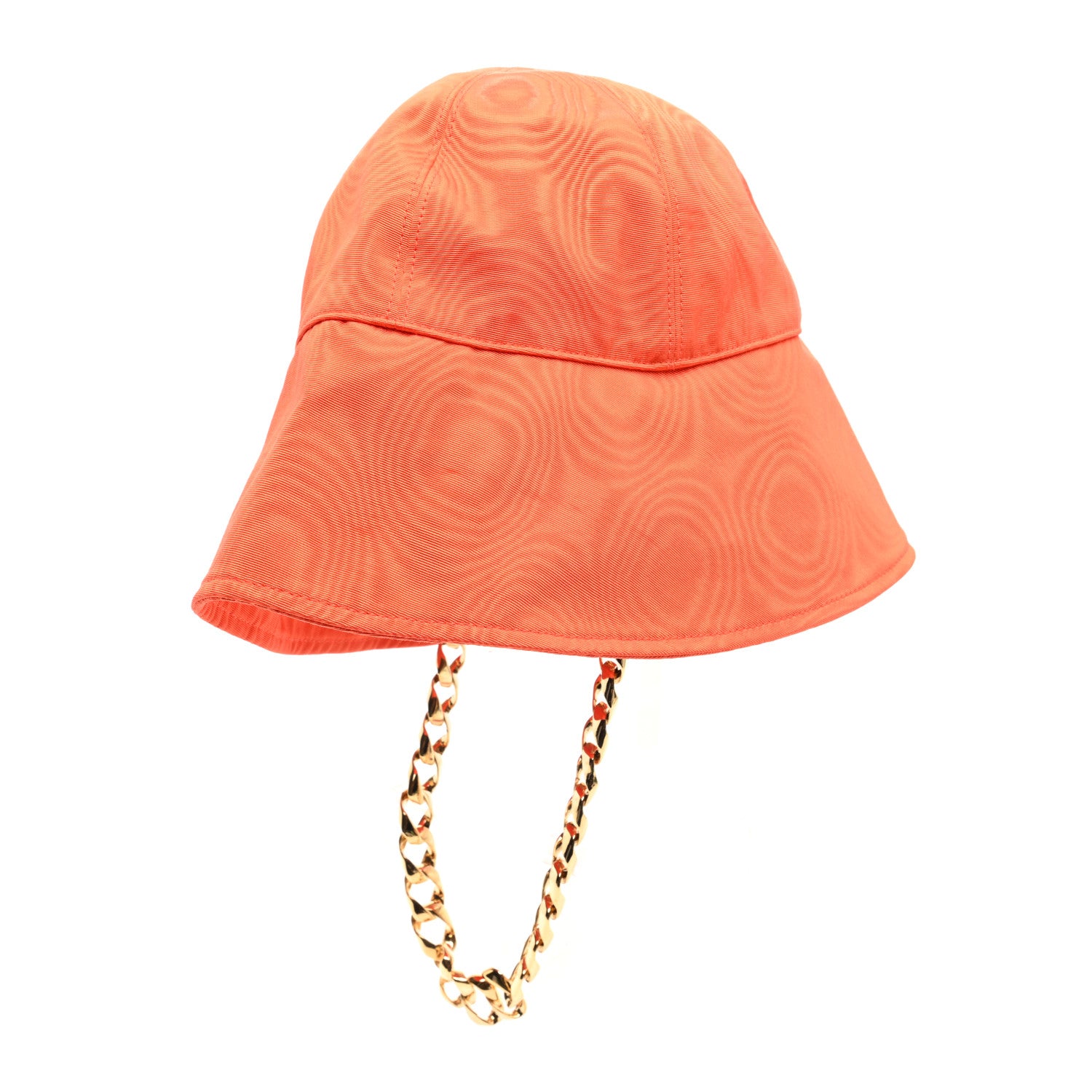 Gucci Nylon GG Elevation Clock Moiret Mirage Bucket Hat S Orange 3 of 7