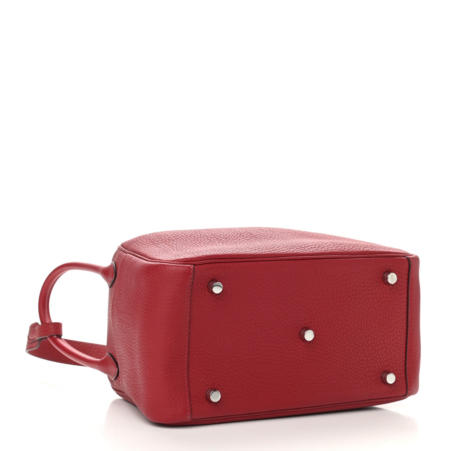 Hermes Taurillon Clemence Lindy 26 Rouge Grenat 4 of 9