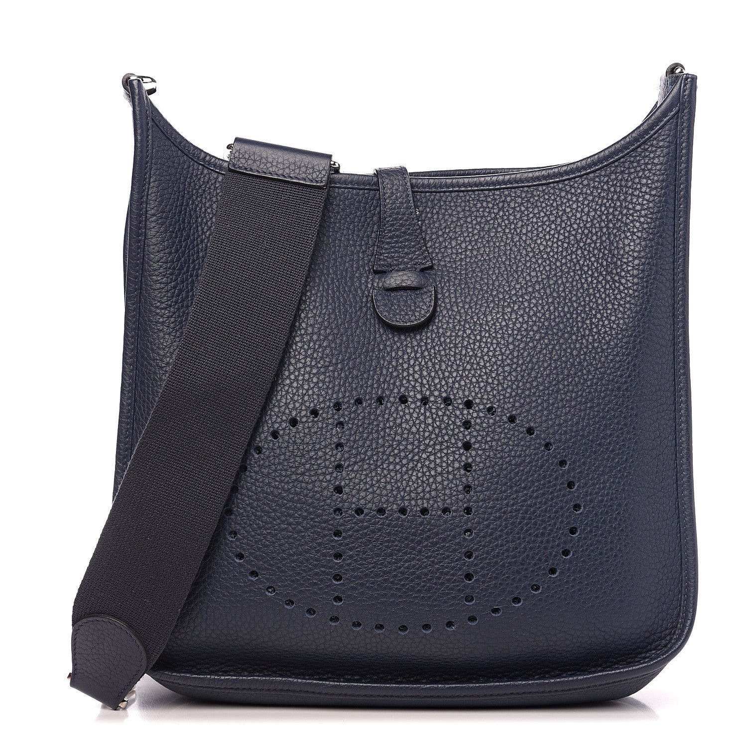 Hermes Taurillon Clemence Evelyne III PM Bleu Abysse 1 of 10