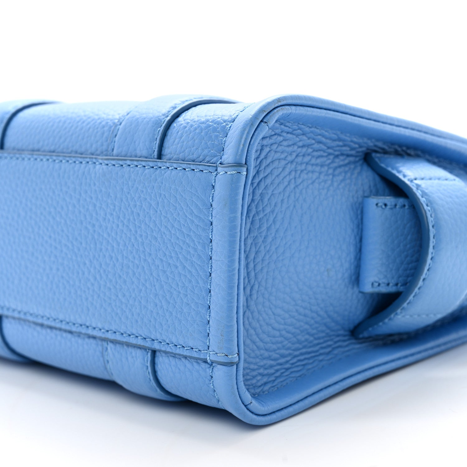 Marc Jacobs Grained Calfskin Mini The Tote Bag Spring Blue 9 of 9