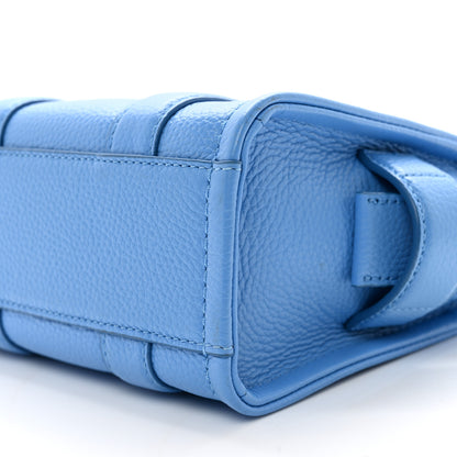 Marc Jacobs Grained Calfskin Mini The Tote Bag Spring Blue 9 of 9