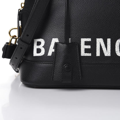 Balenciaga Signature Grained Calfskin Logo S Ville Top Handle Bag Black 13 of 13