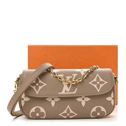 Louis Vuitton Empreinte Monogram Giant Ivy Wallet On Chain Tourterelle Creme 10 of 10