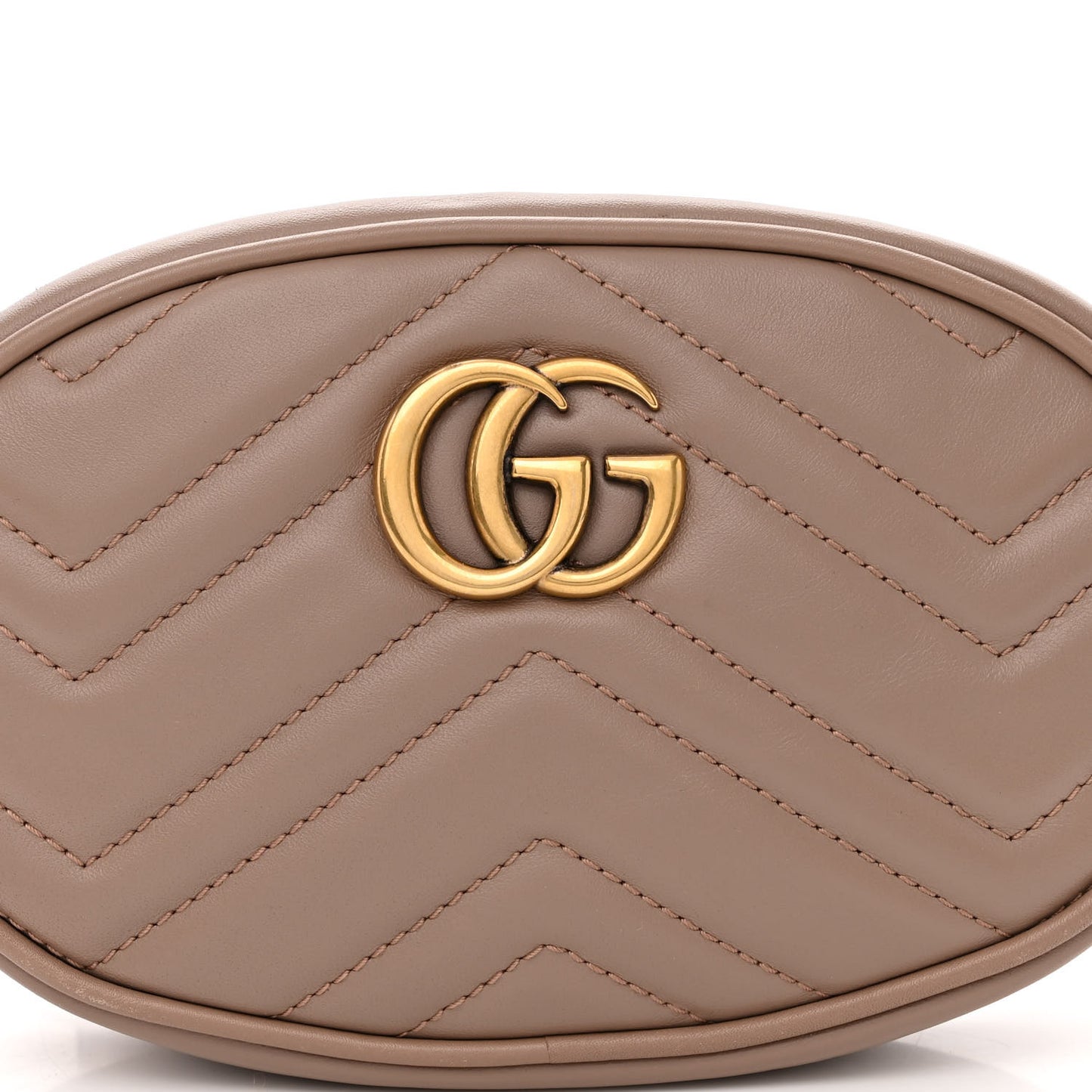 Calfskin Matelasse GG Marmont Belt Bag 85 34 Porcelain Rose