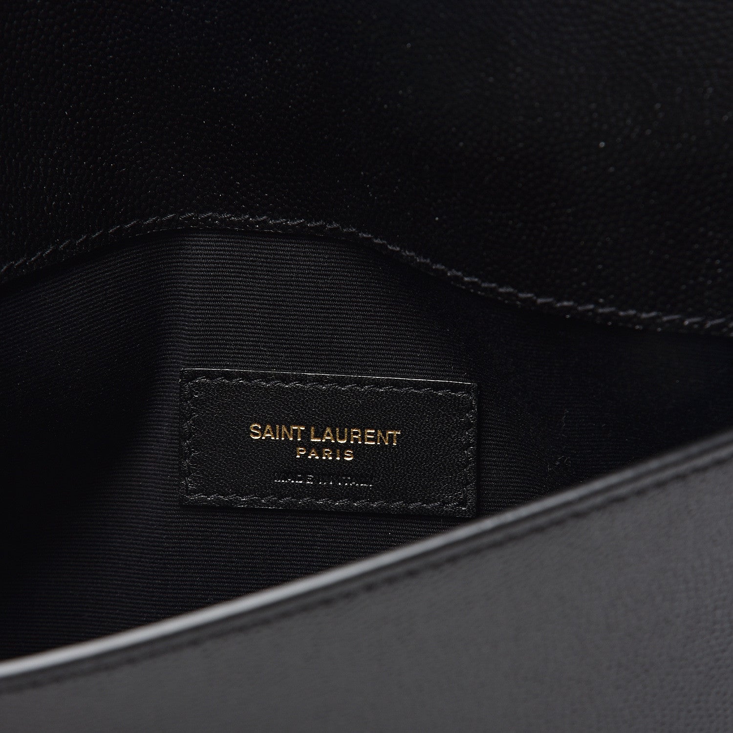 Saint Laurent Grain De Poudre Uptown Pouch Black 5 of 6