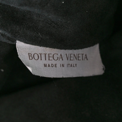 Bottega Veneta Metallic Crushed Calfskin Teen Pouch Chlorophyll 7 of 11