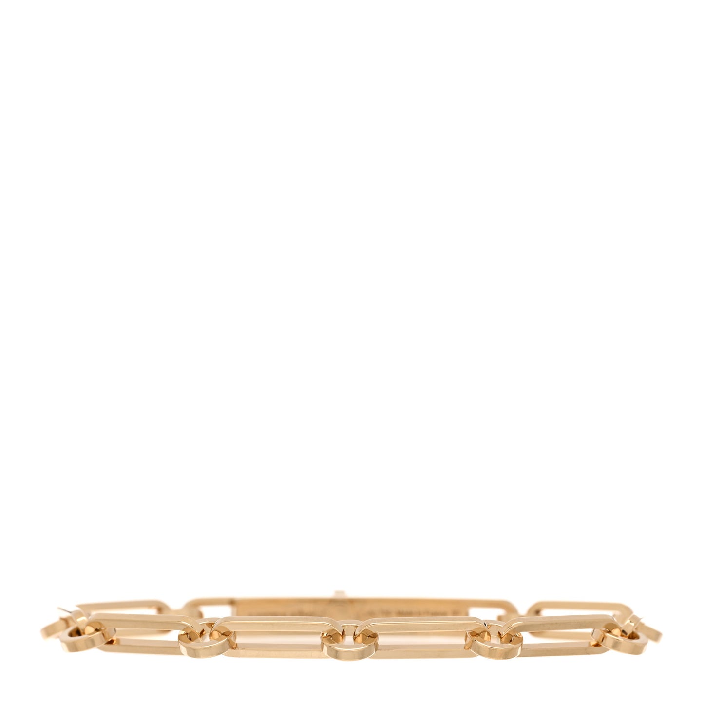 18K Yellow Gold Diamond PM Kelly Chaine Bracelet ST