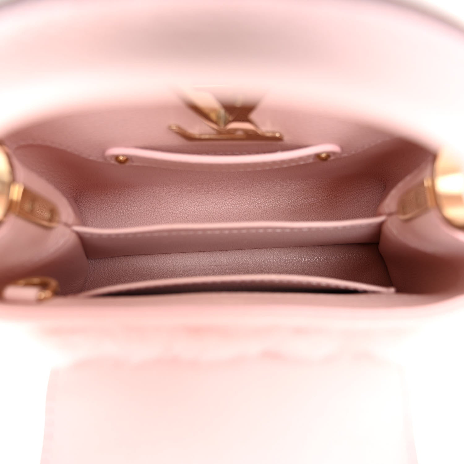 Louis Vuitton Mink Calfskin Goatskin Capucines Mini Rosewater Pink 5 of 9