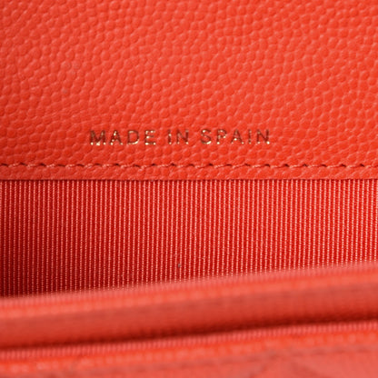 Chanel Caviar Quilted Flap Card Holder Red 7 of 9