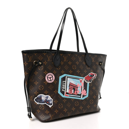 Louis Vuitton Monogram World Tour Neverfull MM 3 of 10
