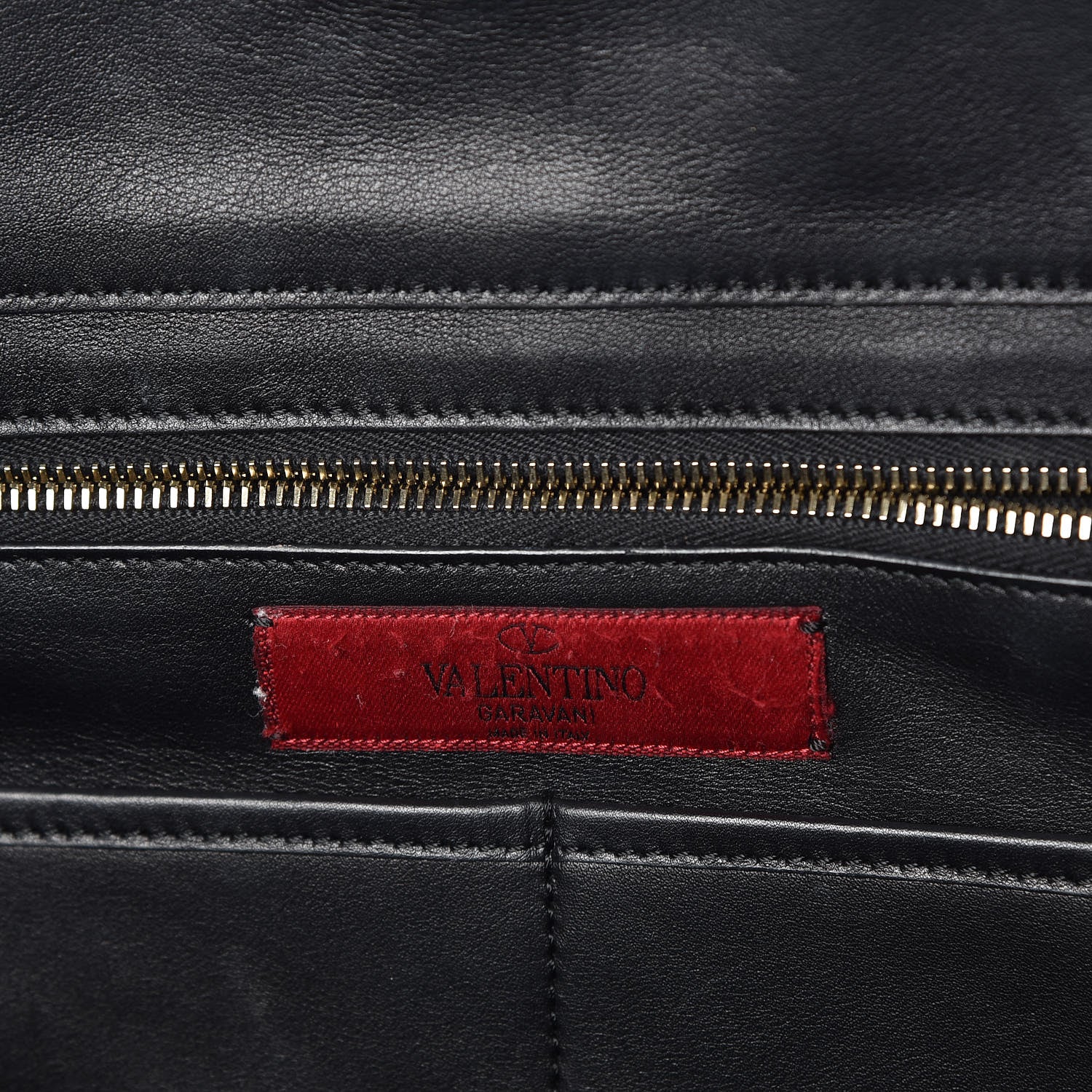 Valentino Garavani Vitello Medium Rockstud Tote Black 8 of 13