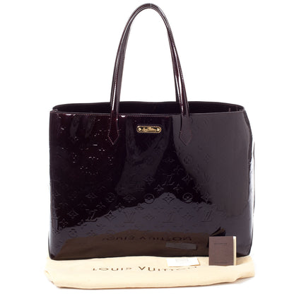Louis Vuitton Vernis Wilshire GM Amarante 10 of 10