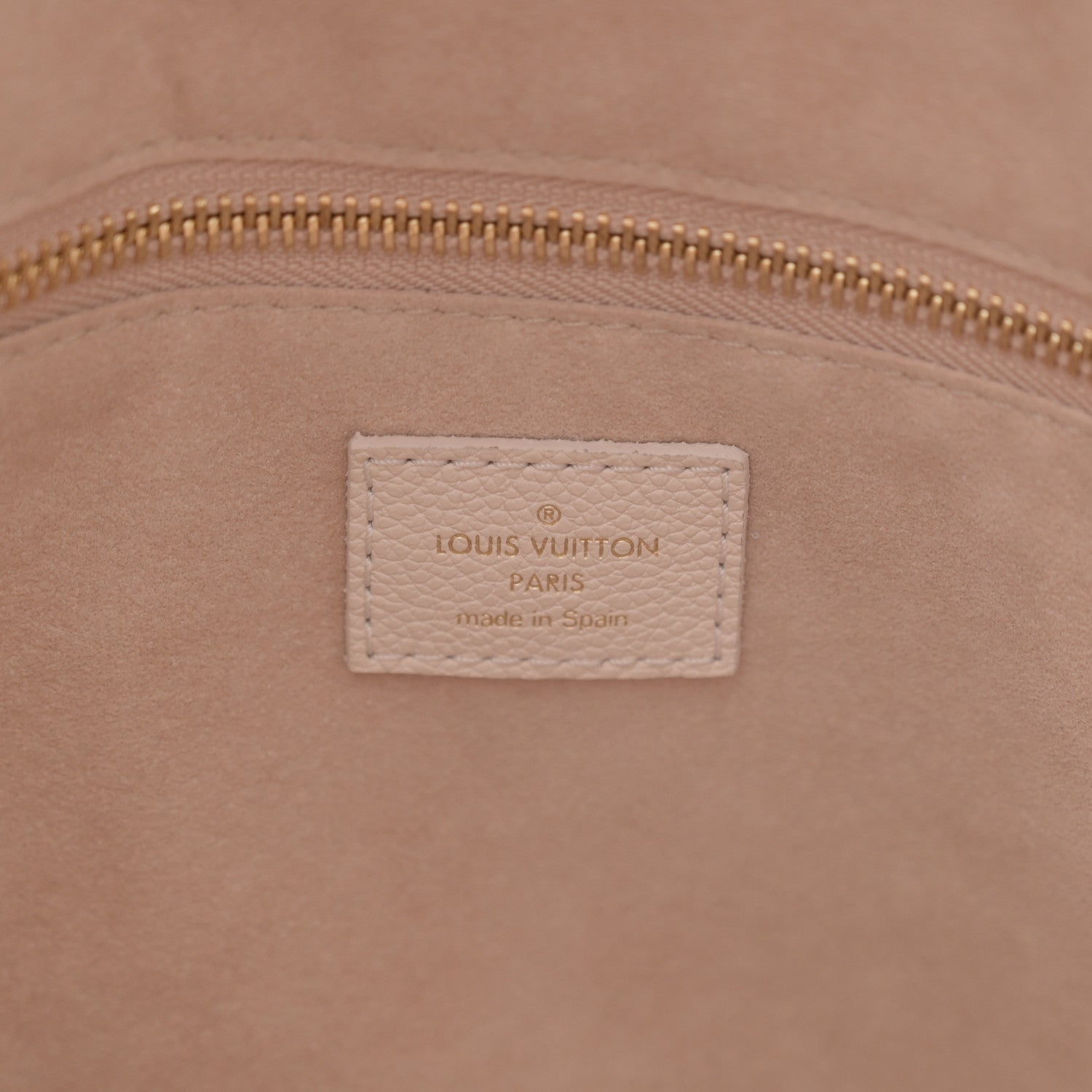 Louis Vuitton Empreinte Monogram Spring In The City Neverfull MM Kaki Beige Cream 6 of 9