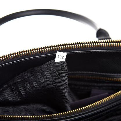 Prada Saffiano Medium Galleria Double Zip Tote Black 10 of 10