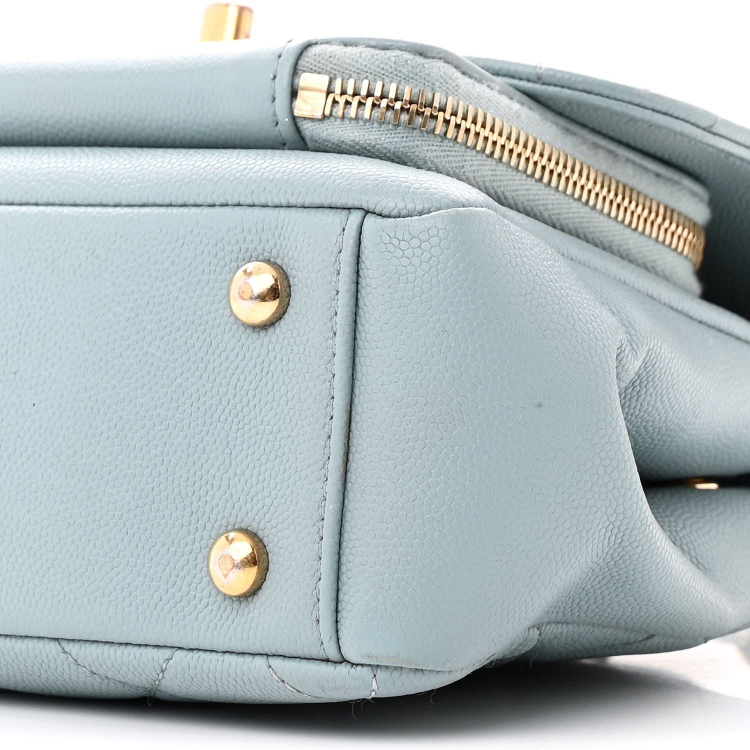 Chanel Caviar Quilted Small Business Affinity Flap Blue 10 of 23