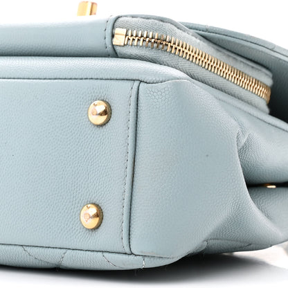Chanel Caviar Quilted Small Business Affinity Flap Blue 10 of 23