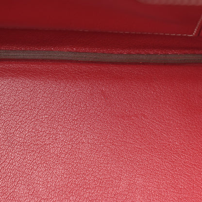 Hermes Veau Lisse Birkin 30 Rouge H 25 of 28