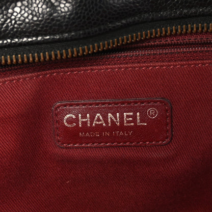 Chanel Crumpled Grained Calfskin Quilted Maxi Shiva Flap Black 6 of 9