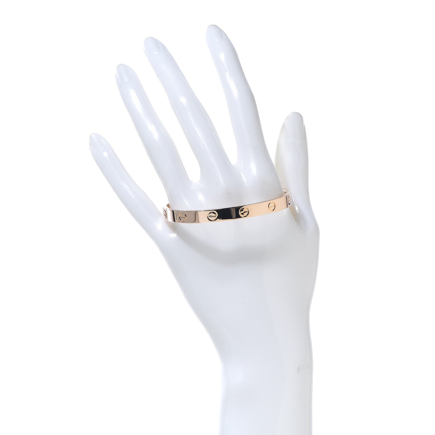 Cartier 18K Pink Gold LOVE Bracelet 17 2 of 7