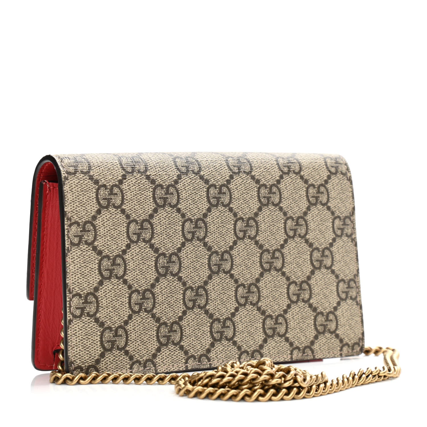 Gucci GG Supreme Monogram Mini Cherry Chain Bag 3 of 12