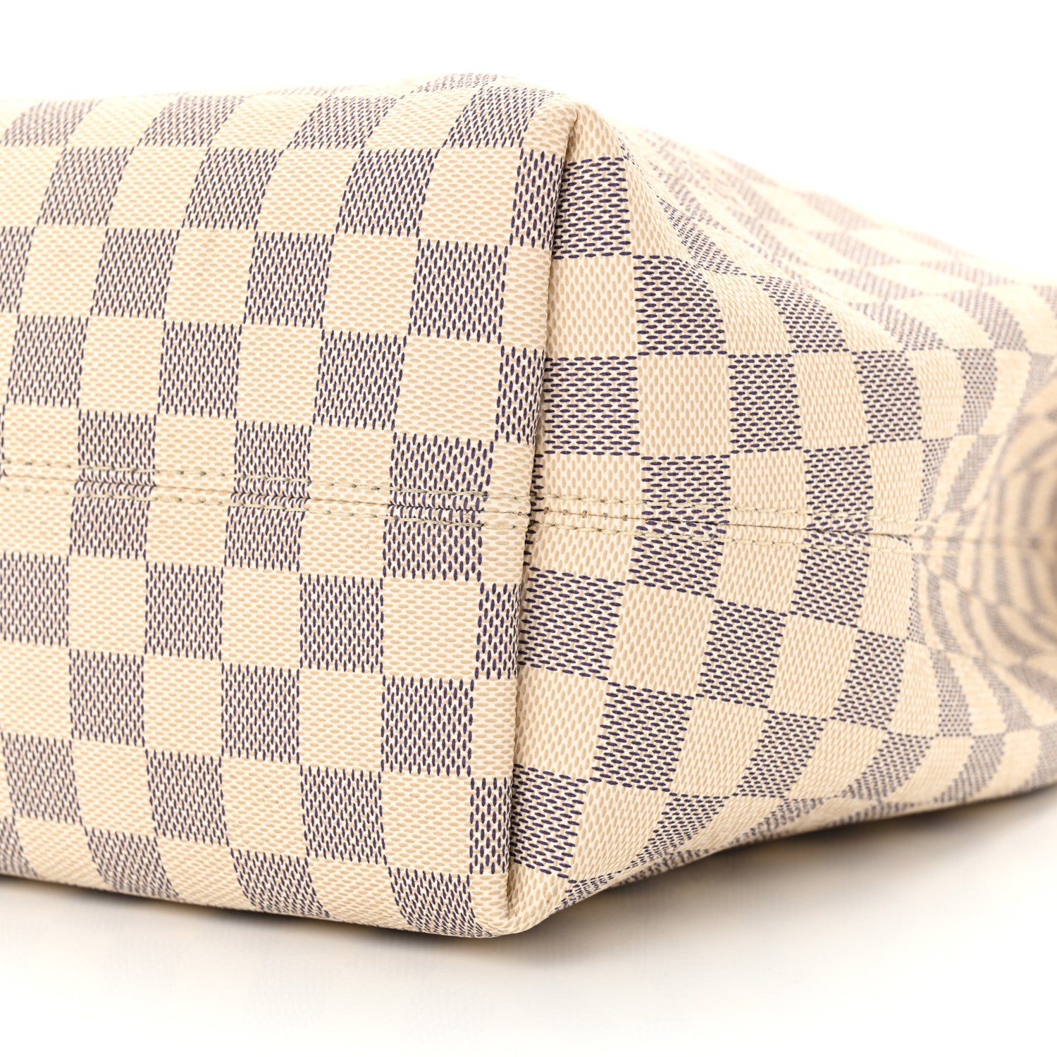 Louis Vuitton Damier Azur Graceful MM Rose Ballerine 9 of 11