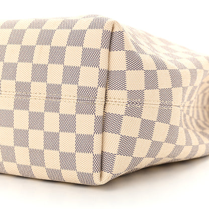 Louis Vuitton Damier Azur Graceful MM Rose Ballerine 9 of 11