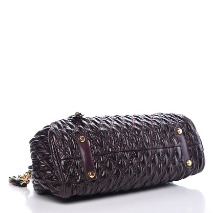 Marc Jacobs Calfskin Quilted Stam Plum 4 of 14