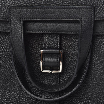 Hermes Taurillon Clemence Halzan 31 GM Black 7 of 9