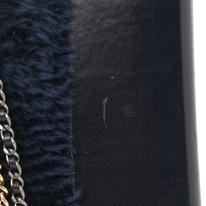 Chanel Shearling Medium Gabrielle Hobo Navy 12 of 13