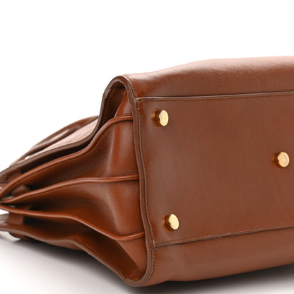 Saint Laurent Calfskin Small Sac De Jour Cognac 8 of 11