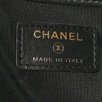 Chanel Caviar Quilted Medium French New Wave CC Pouch Black 6 of 8