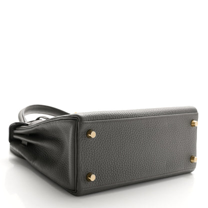 Hermes Togo Kelly Retourne 25 Etain 4 of 13