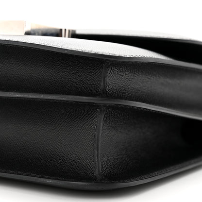 Hermes Madame Calfskin Lizard Constance 24 Black Ombre 10 of 15
