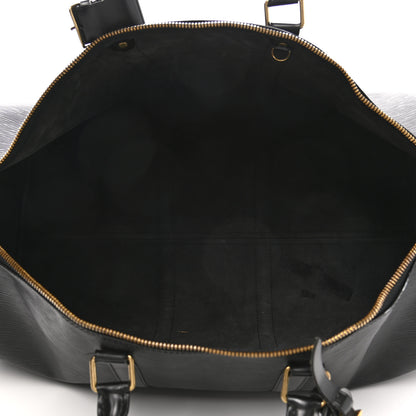 Louis Vuitton Epi Keepall 55 Black 5 of 20
