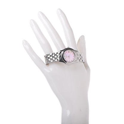 Gucci Stainless Steel Diamond Pink Mother of Pearl 27mm 5500L Quartz Watch 2 of 5