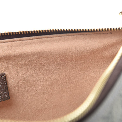 Gucci GG Supreme Monogram Large Ophidia Pouch Clutch Brown 8 of 9